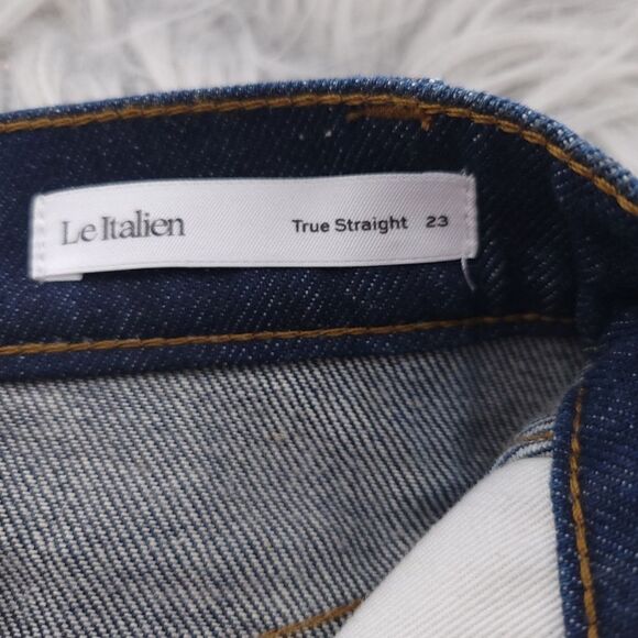 Frame Le Italien True Straight Blue Jeans Womens Size 23 - Picture 10 of 15